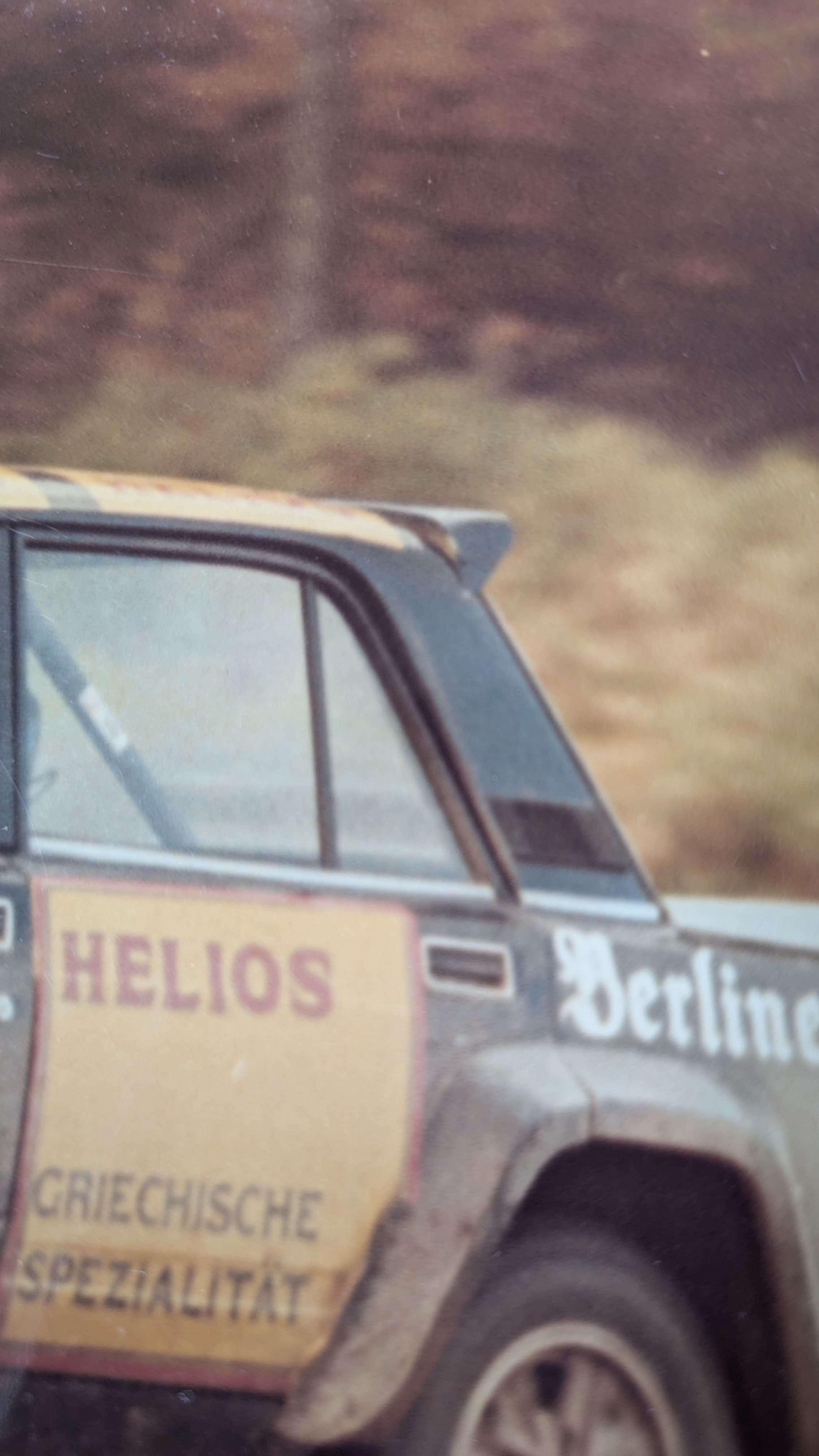 Archivfoto der Helios-Beschriftung am Fahrzeug