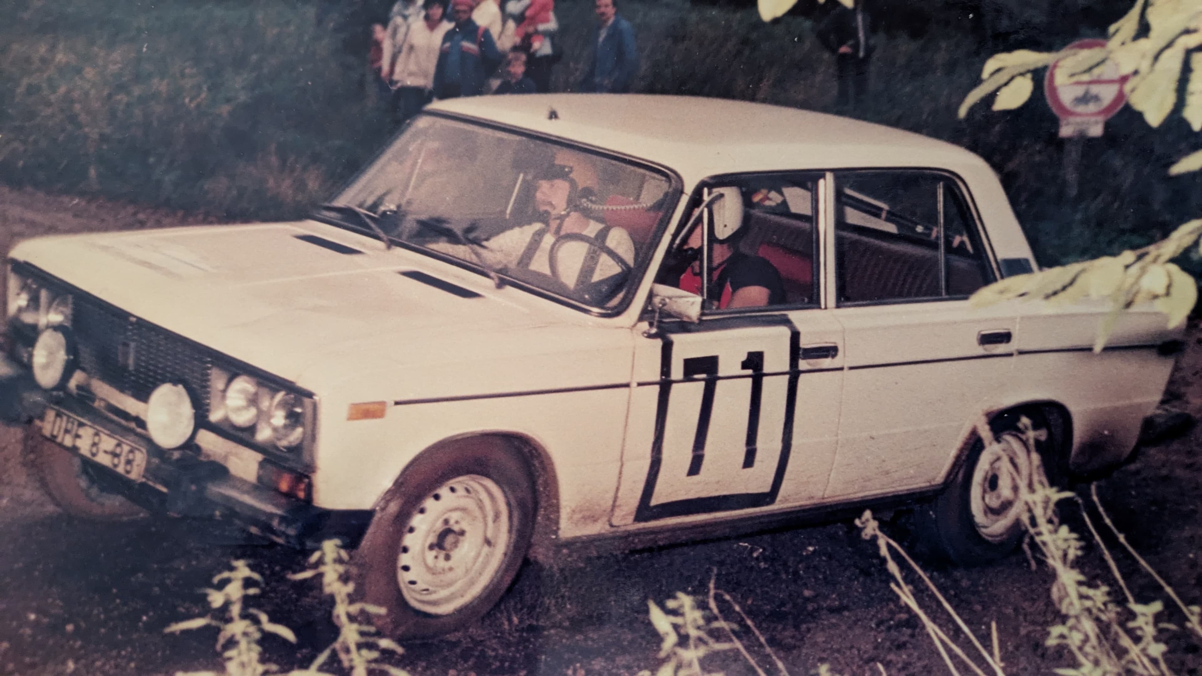 Historische Aufnahme mit Startnummer 11