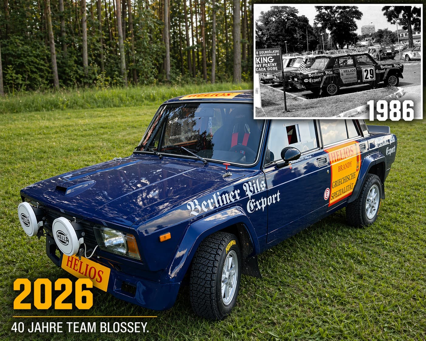 Lada 2105 VFTS BP 14-35 in der rekonstruierten Frontansicht
